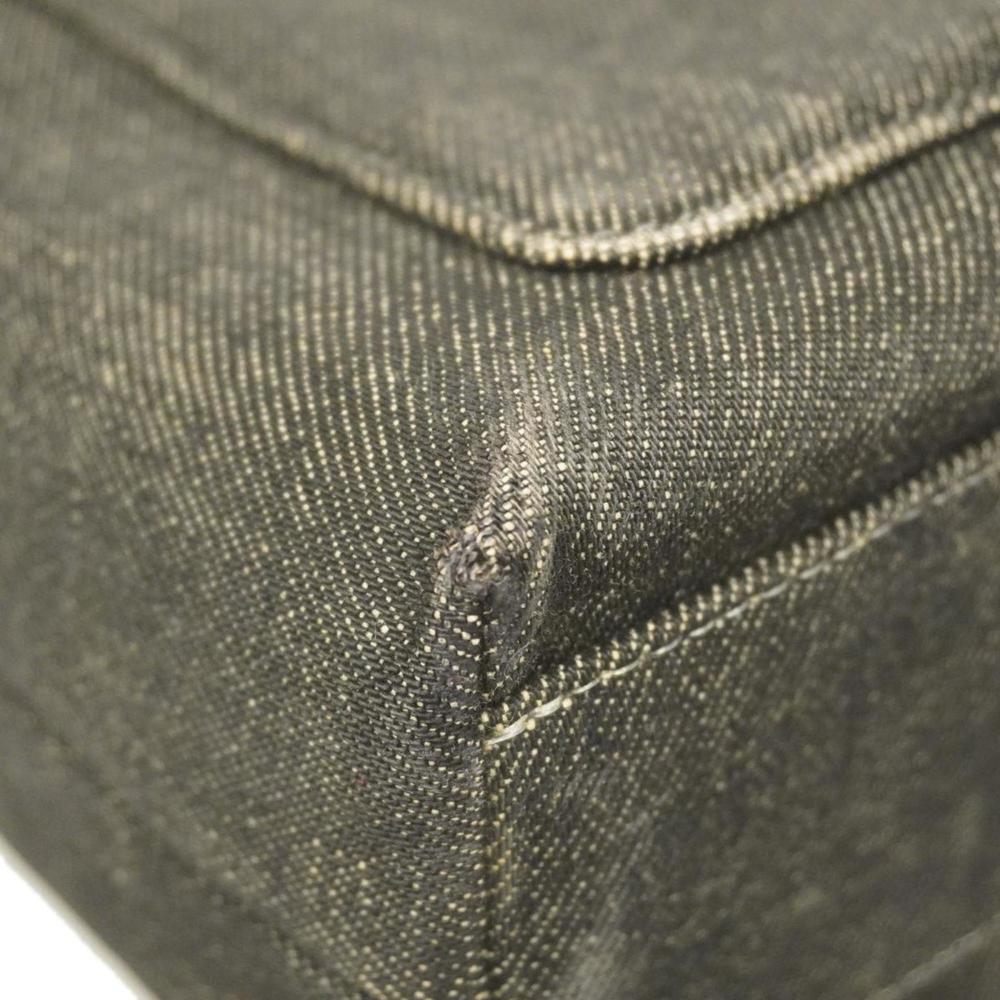 Chanel handbag denim black ladies - Picture 12 of 16